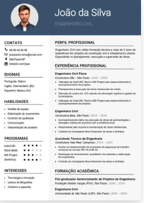 Exemplo Currículo Real